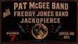 Promotional image for WRC Presents Pat McGee Band, Freddy Jones Band and Jackopierce