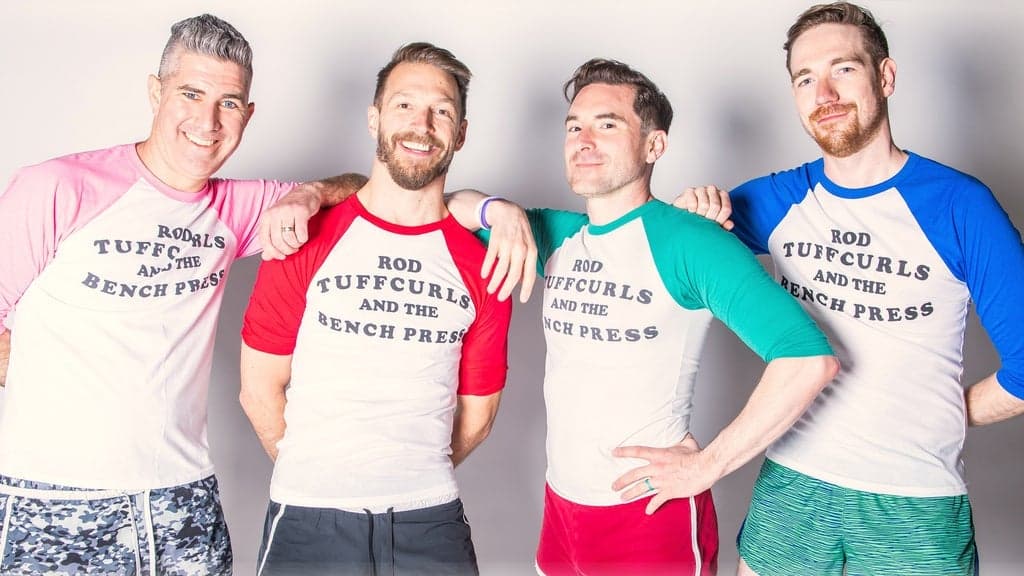 Promotional image for Rod Tuffcurls & the Bench Press