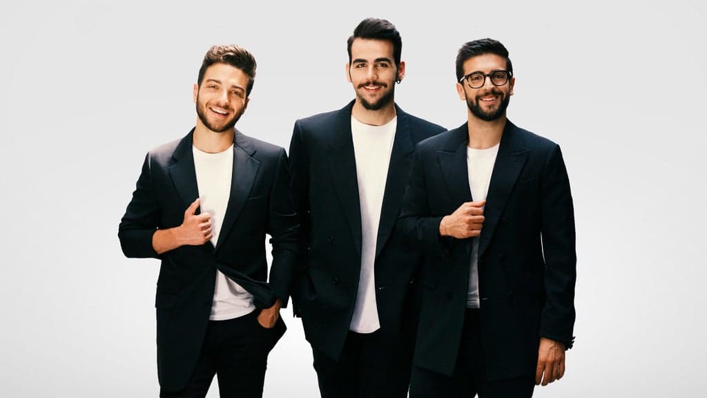 Promotional image for Il Volo LIVE IN CONCERT