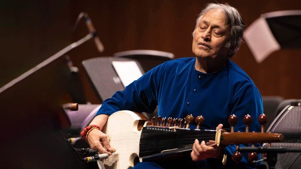 Promotional image for Amjad Ali Khan