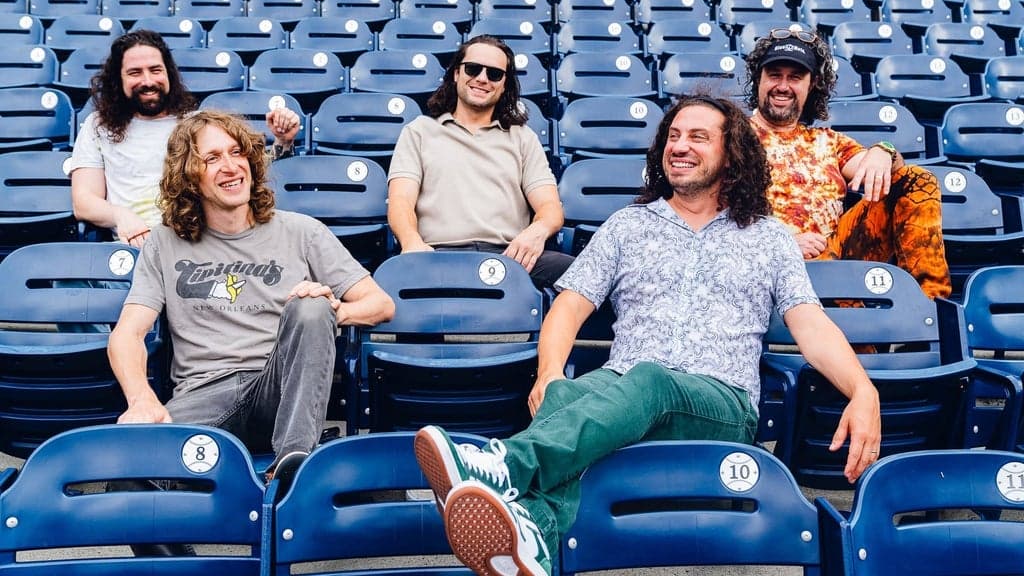 Promotional image for Pigeons Playing Ping Pong w/ Wax Monkey
