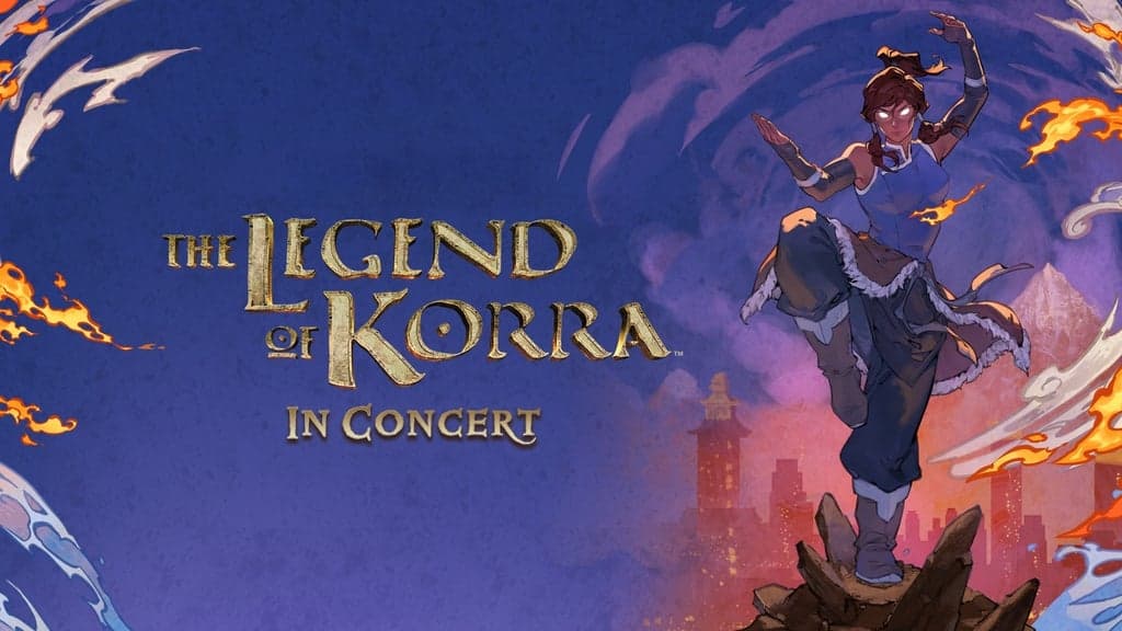 Promotional image for THE LEGEND OF KORRA IN CONCERT