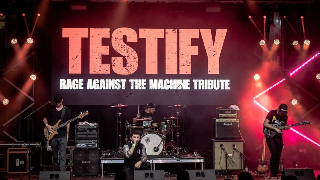 Promotional image for Testify - Rage Against the Machine Tribute