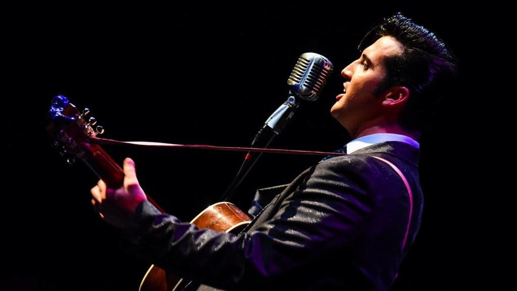 Promotional image for Brandon Bennett Elvis My Way Christmas