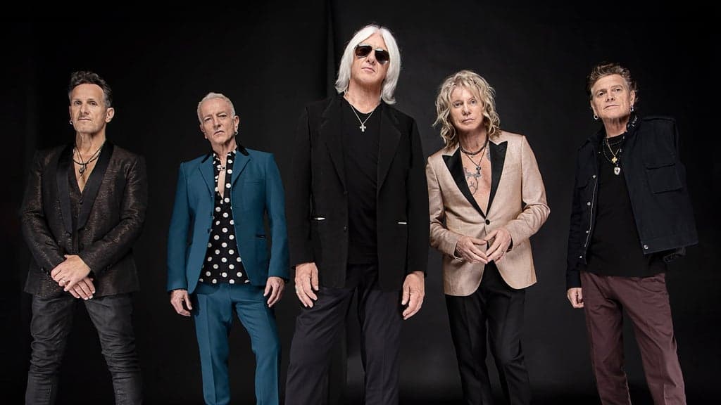 Promotional image for Def Leppard and Goo Goo Dolls