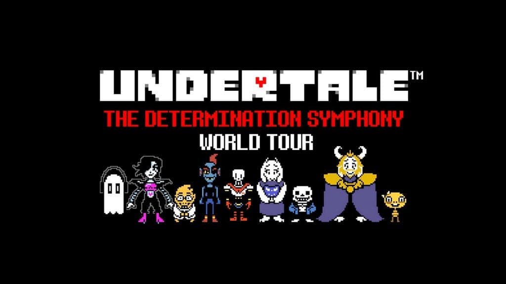 Promotional image for Undertale - The Determination Symphony World Tour
