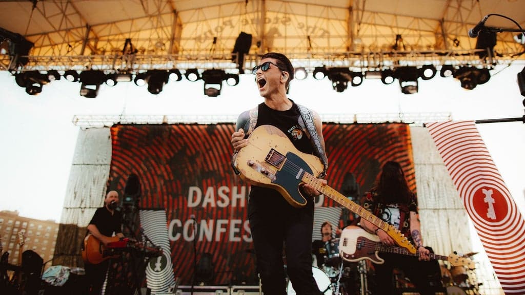 Promotional image for Dashboard Confessional - solo acoustic