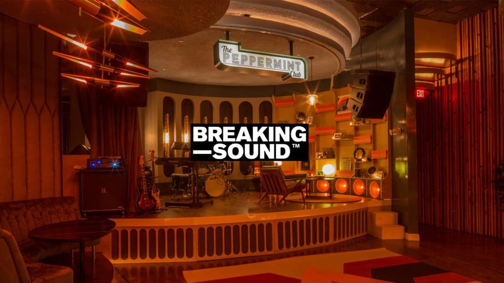 Promotional image for Breaking Sound @ the Peppermint Club
