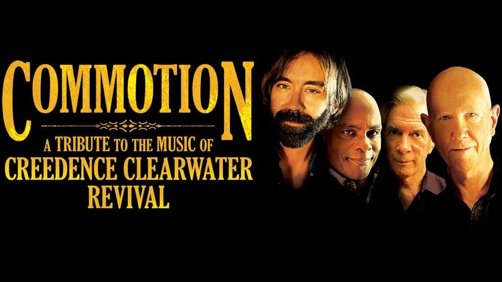 Promotional image for Commotion: America's #1 Tribute to Creedence Clearwater Revival