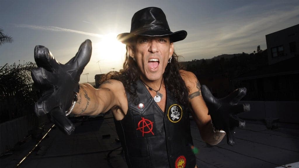 Promotional image for Stephen Pearcy of RATT with John Corabi