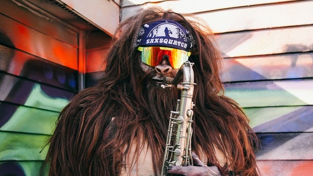 Promotional image for Saxsquatch