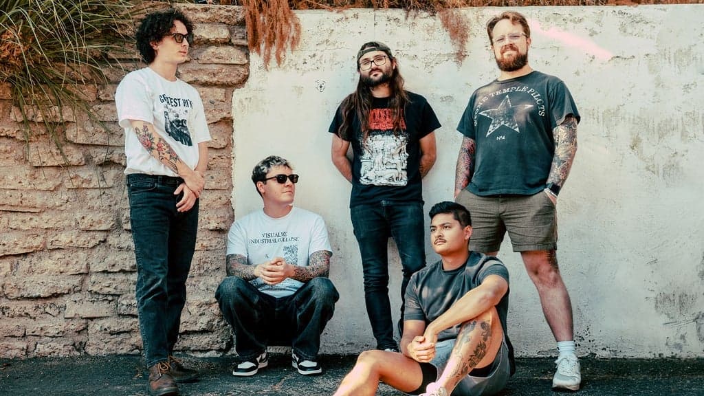 Promotional image for Hot Mulligan North American Fall Tour