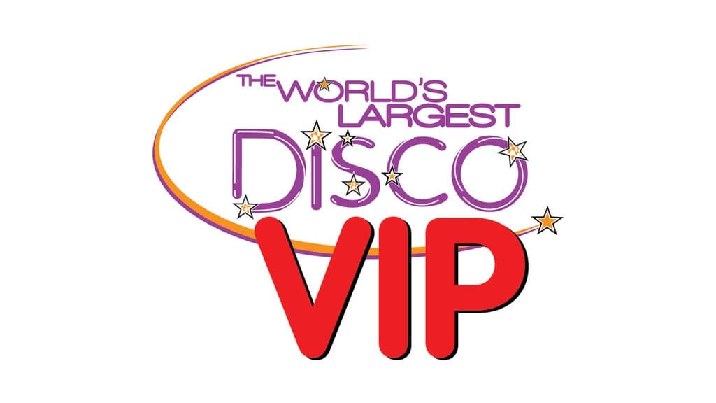 Promotional image for The World's Largest Disco VIP Party presented by Colton RV & Marine