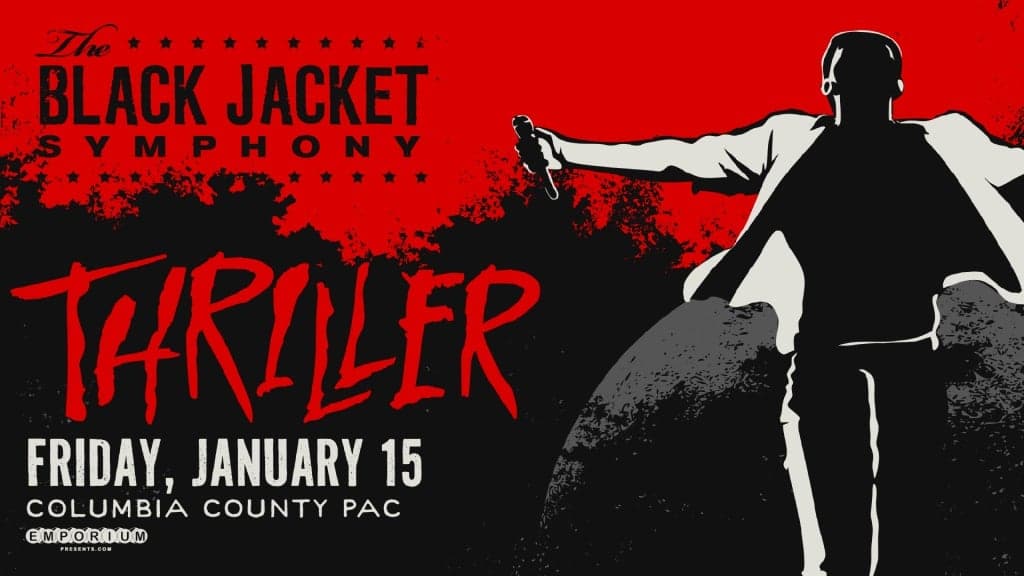 Promotional image for The Black Jacket Symphony Presents Michael Jackson's 'Thriller'