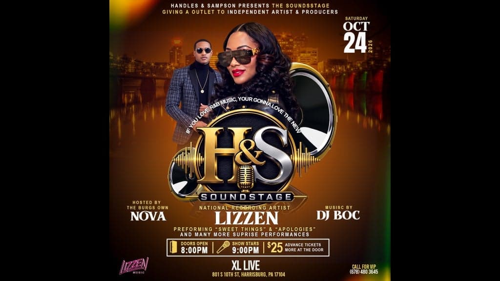 Promotional image for Handles & Sampson Present: Lizzen
