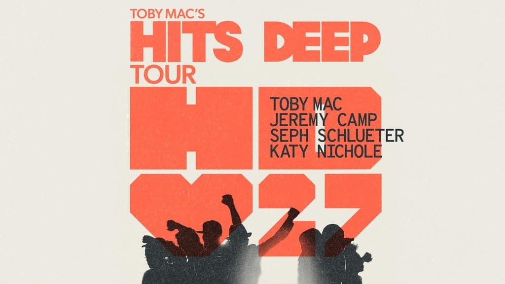 Promotional image for TOBYMAC with Jeremy Camp, Seph Schlueter, Katy Nichole: Hits Deep Tour