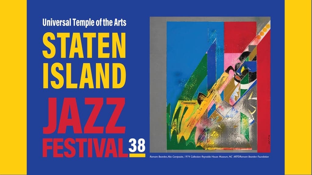 Promotional image for Universal Temple of the Arts Staten Island JAZZ Festival 38