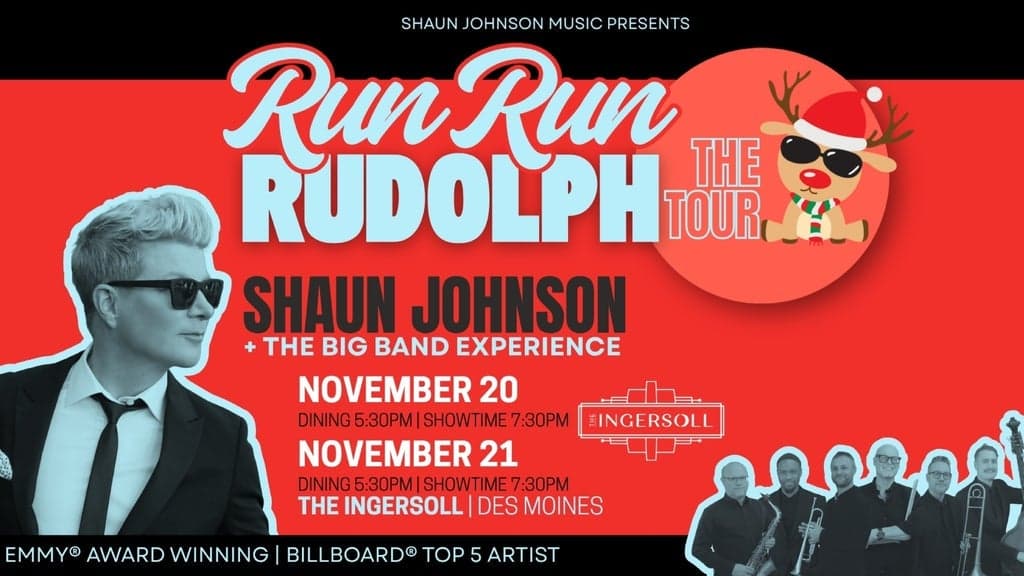 Promotional image for Run Run Rudolph - Shaun Johnson Christmas