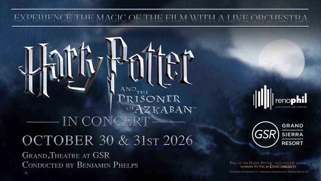 Promotional image for Harry Potter & The Prisoner Of Azkaban In Concert W/ The Reno Phil