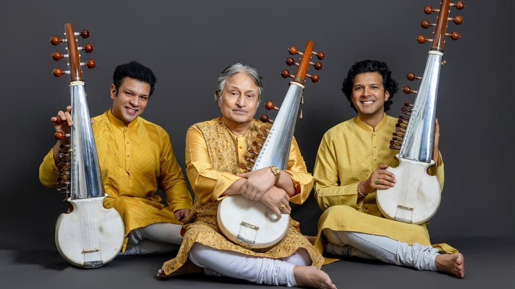 Promotional image for The Sarod Trilogy: A Holi Celebration
