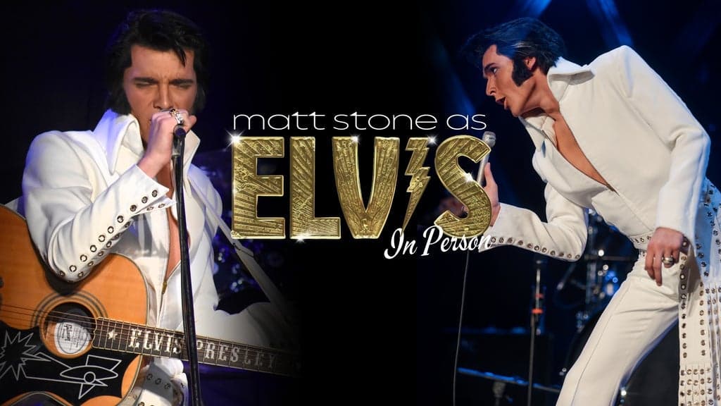 Promotional image for "ELVIS: In Person" Starring Matt Stone & The TEC Band