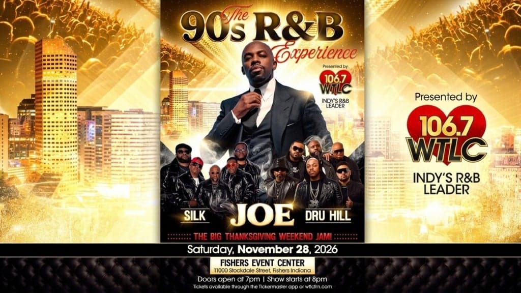 Promotional image for The 90S R&B EXPERIENCE with Joe