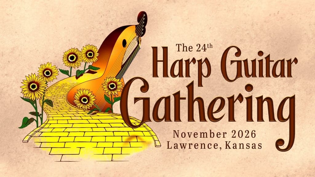 Promotional image for The 24th Harp Guitar Gathering Concert