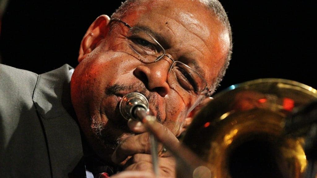 Promotional image for Fred Wesley & the New JB's