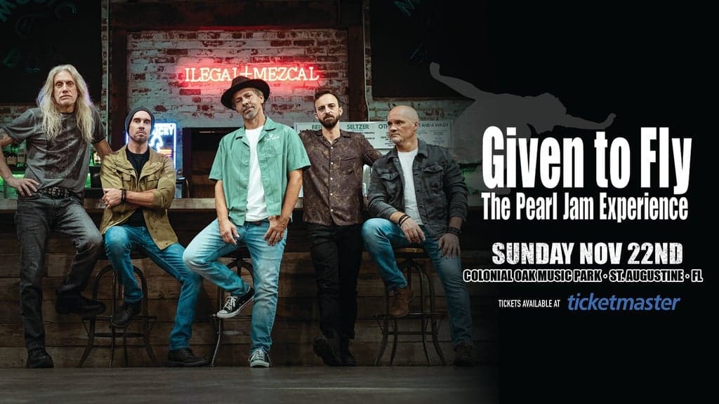 Promotional image for Given to Fly - The Pearl Jam Experience - St. Augustine