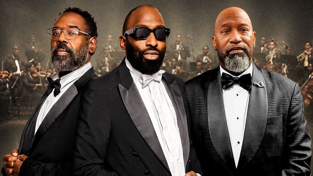 Promotional image for 8 Ball & MJG and Bun B ft. The Renaissance Orchestra