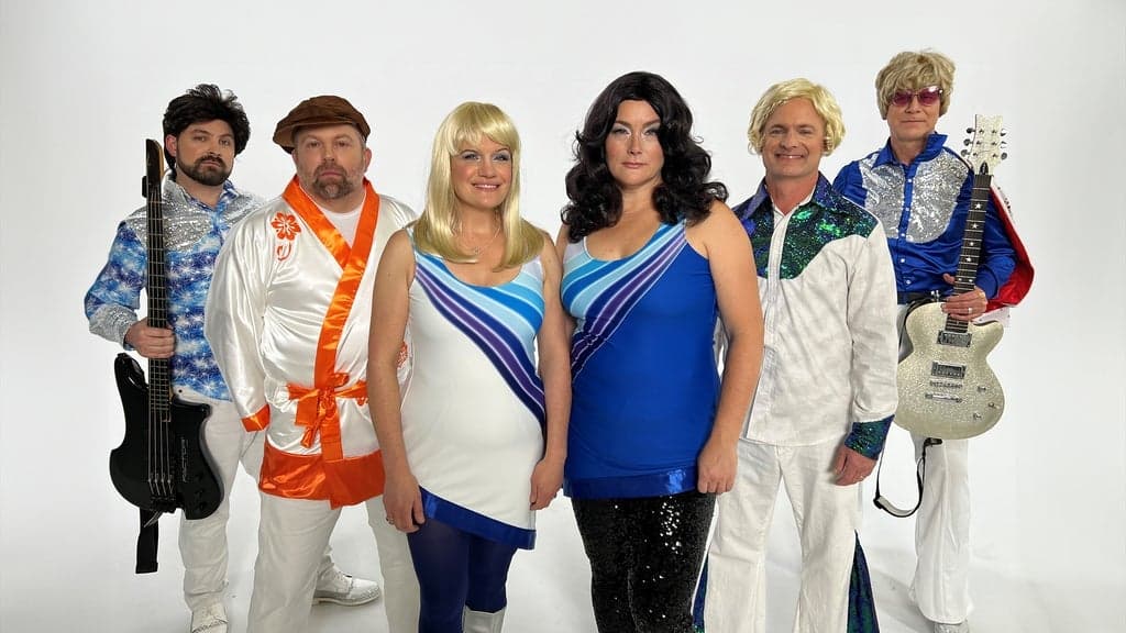 Promotional image for ABBAgraphs - Tribute to ABBA