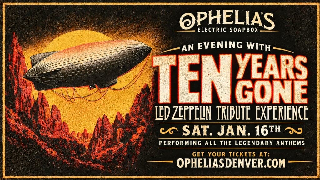 Promotional image for Ten Years Gone: A Led Zeppelin Tribute