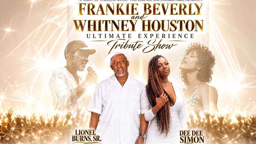 Promotional image for The Whitney Houston & Frankie Beverly Tribute Concert