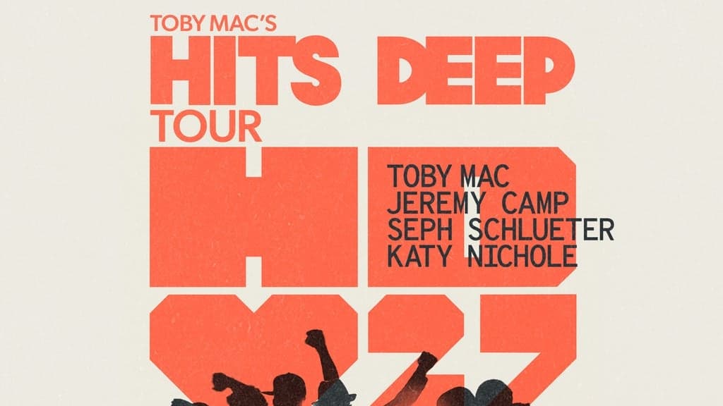 Promotional image for TOBYMAC with Jeremy Camp, Seph Schlueter, Katy Nichole: Hits Deep Tour