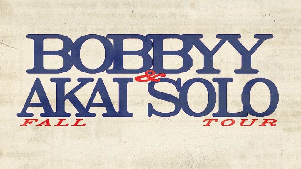 Promotional image for Bobbyy x Akai Solo - Fall Tour
