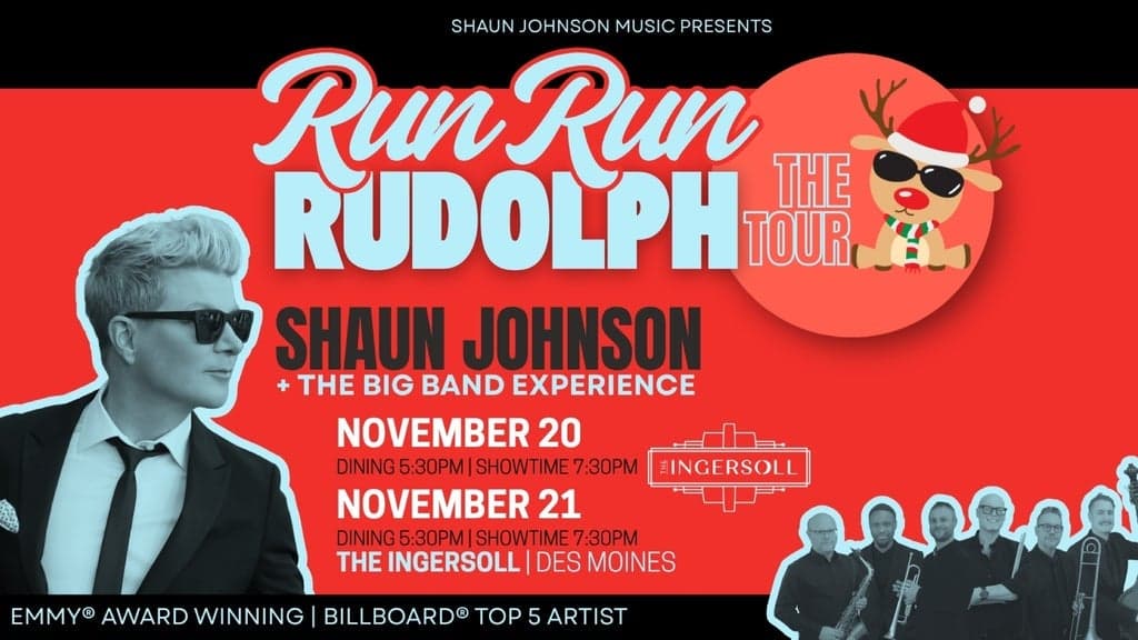 Promotional image for Run Run Rudolph - Shaun Johnson Christmas