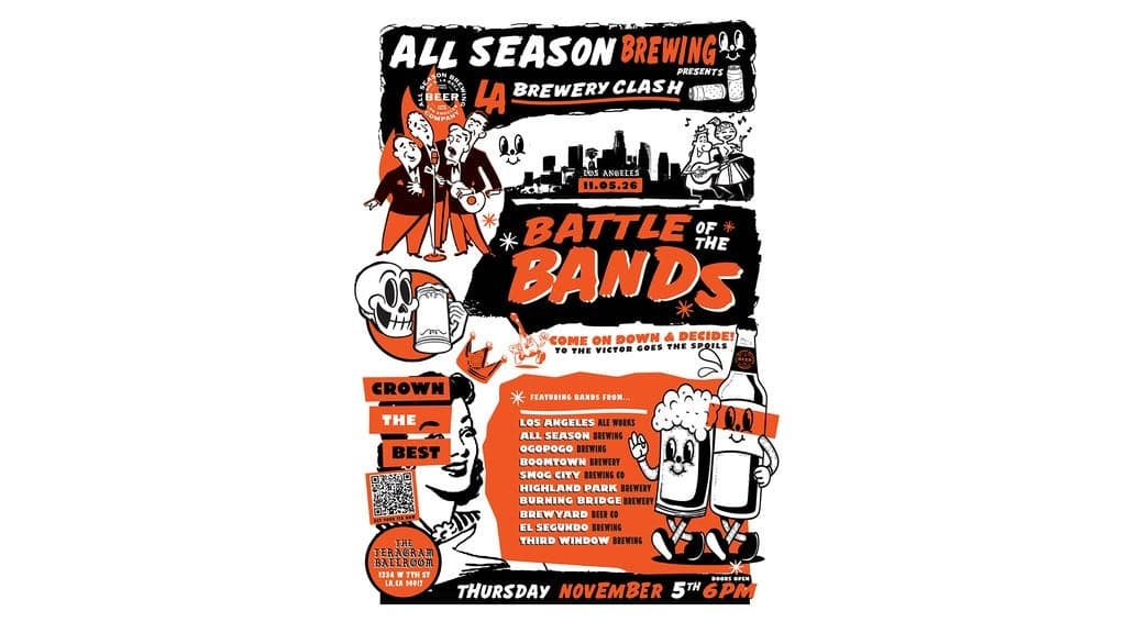 Promotional image for All Season Brewing Battle of the Bands