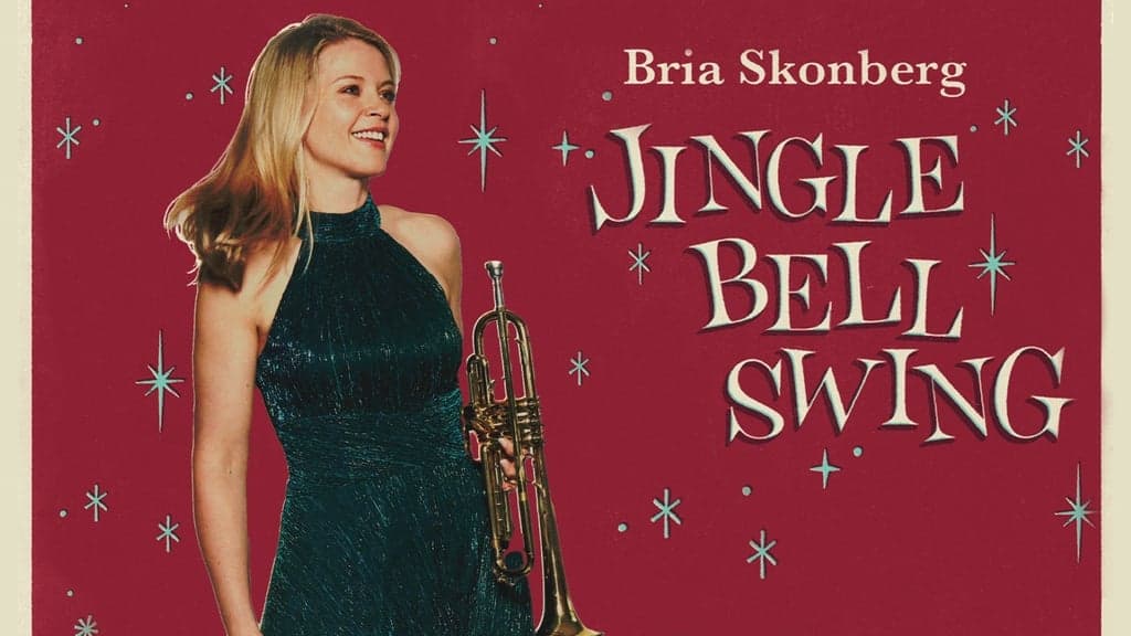 Promotional image for Bria Skonberg's Jingle Bell Swing