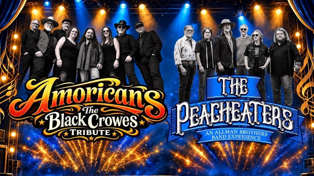 Promotional image for Peacheaters-Allman Brothers Tribute & Amoricans- Black Crowes Tribute