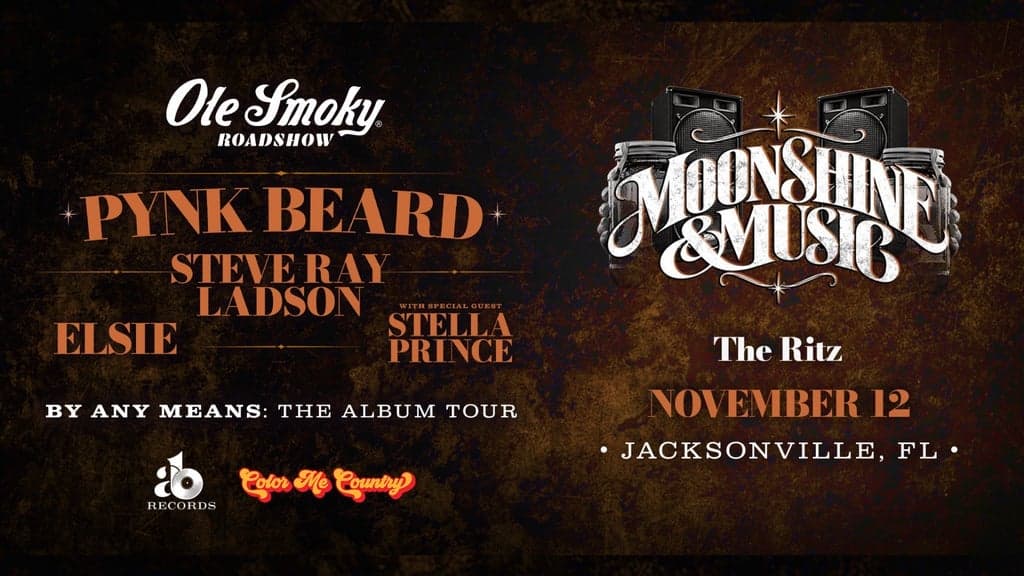Promotional image for Moonshine & Music with Cohost Anize Blue