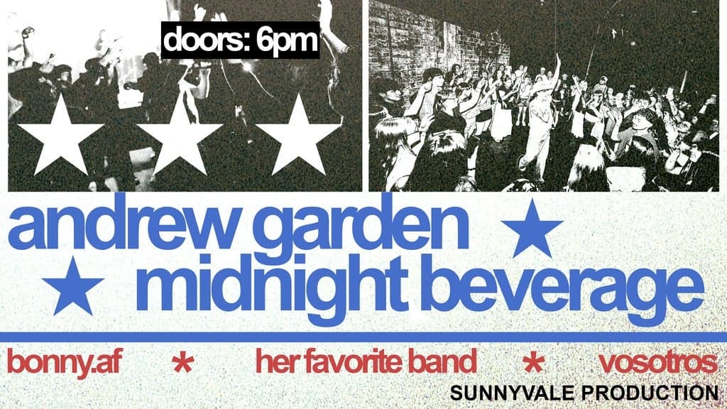 Promotional image for Andrew Garden & Midnight Beverage