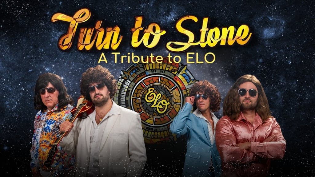 Promotional image for Turn to Stone: A Tribute to ELO