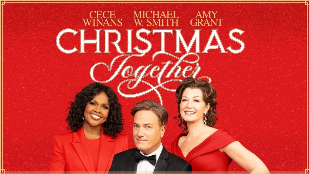 Promotional image for Christmas Together with Amy Grant, Michael W. Smith, and CeCe Winans