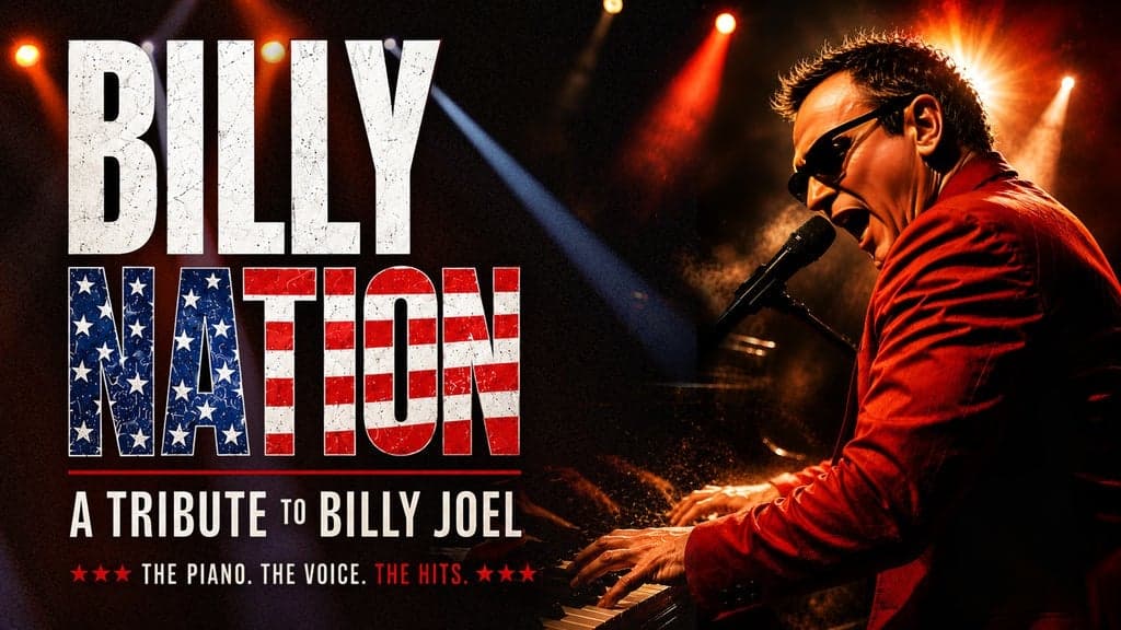 Promotional image for Billy Nation: A Tribute To Billy Joel