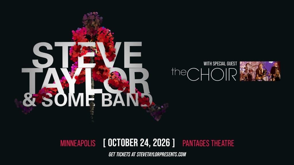 Promotional image for Steve Taylor & Some Band w Special Guest The Choir