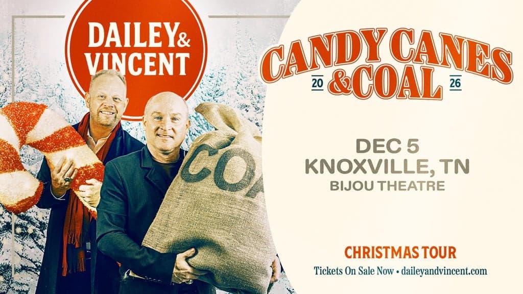 Promotional image for Dailey & Vincent: Candy Canes & Coal Christmas Tour