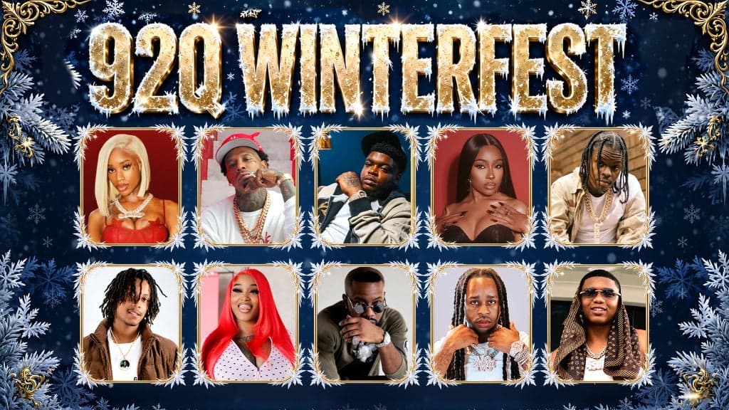 Promotional image for 92Q Winterfest feat. Sexyy Red, Moneybagg Yo, Bossman Dlow and more