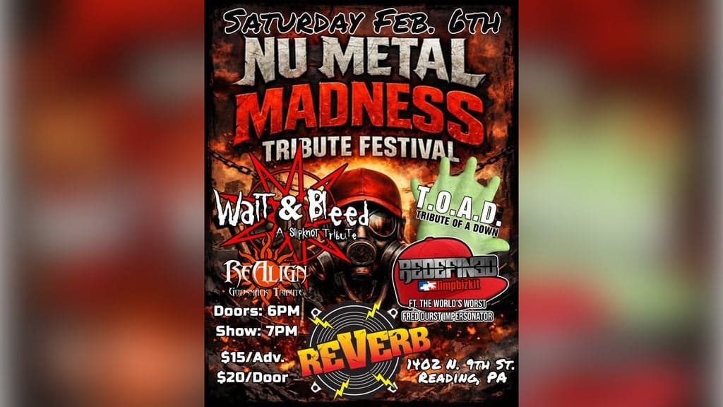 Promotional image for Nu Metal Madness Tribute Festival