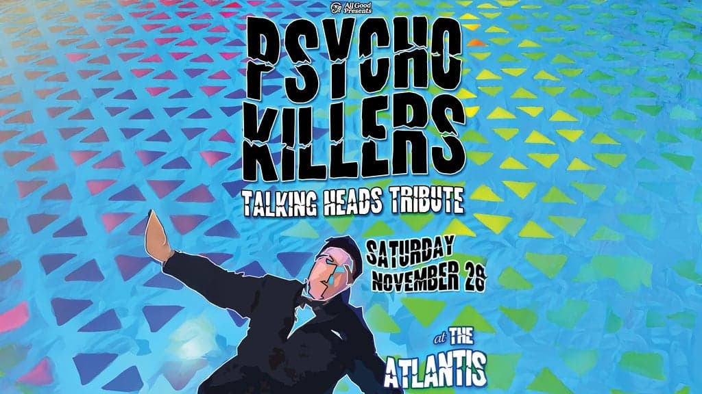 Promotional image for Psycho Killers (Talking Heads Tribute)