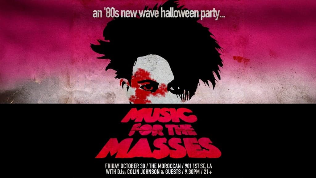 Promotional image for Music for the Masses: Dark 80's New Wave Halloween